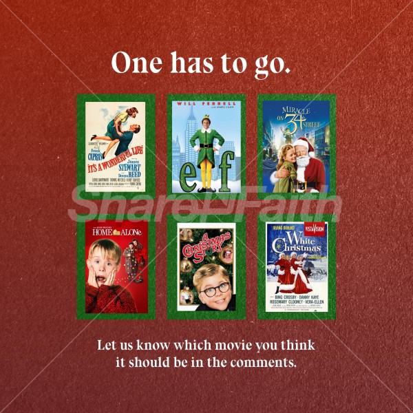 Pick A Christmas Movie Social Media  Thumbnail Showcase
