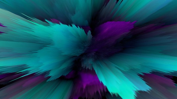 Teal Pink Sunsplash Motion Graphic 24