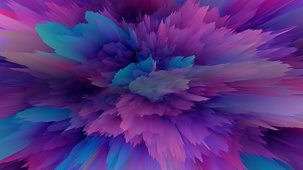 Purple Blue Sunsplash Motion Graphic 13