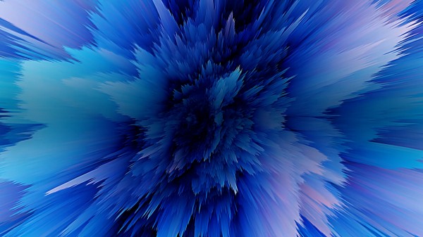 Blue Sunsplash Motion Graphic 4