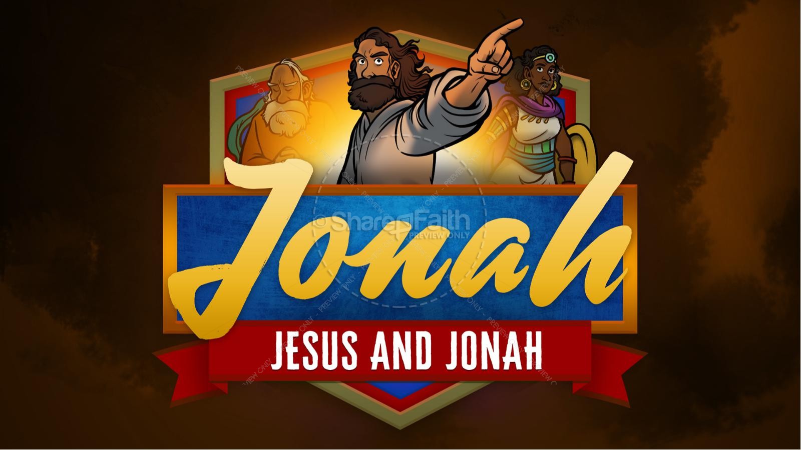 Matthew 12 Jesus and Jonah Kids Bible Story Thumbnail 1