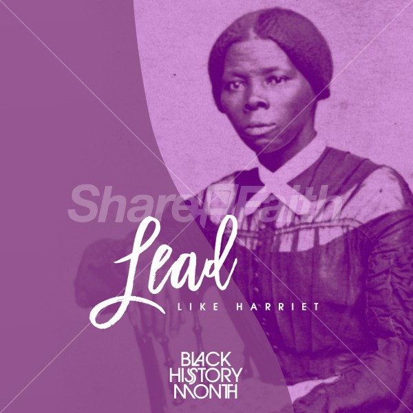 Lead Like Harriet Black History Month Social Media Graphics Thumbnail Showcase