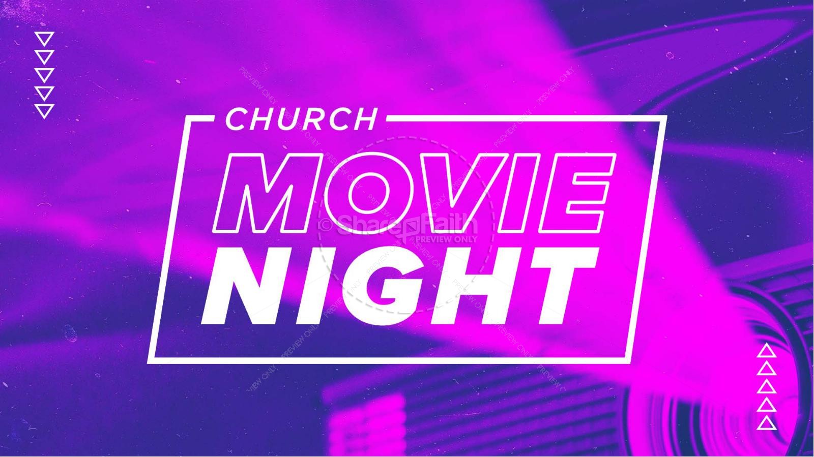 Church Movie Night Church Title Graphics Thumbnail 1