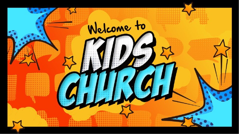 Welcome To Kids Church Church Title Graphics