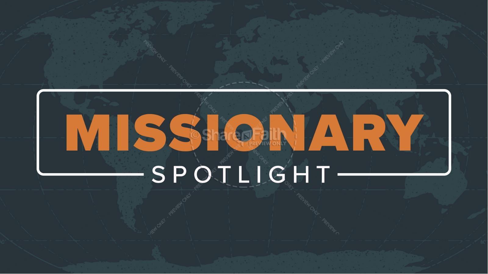 Missionary Sunday Church Title Graphics Thumbnail 2