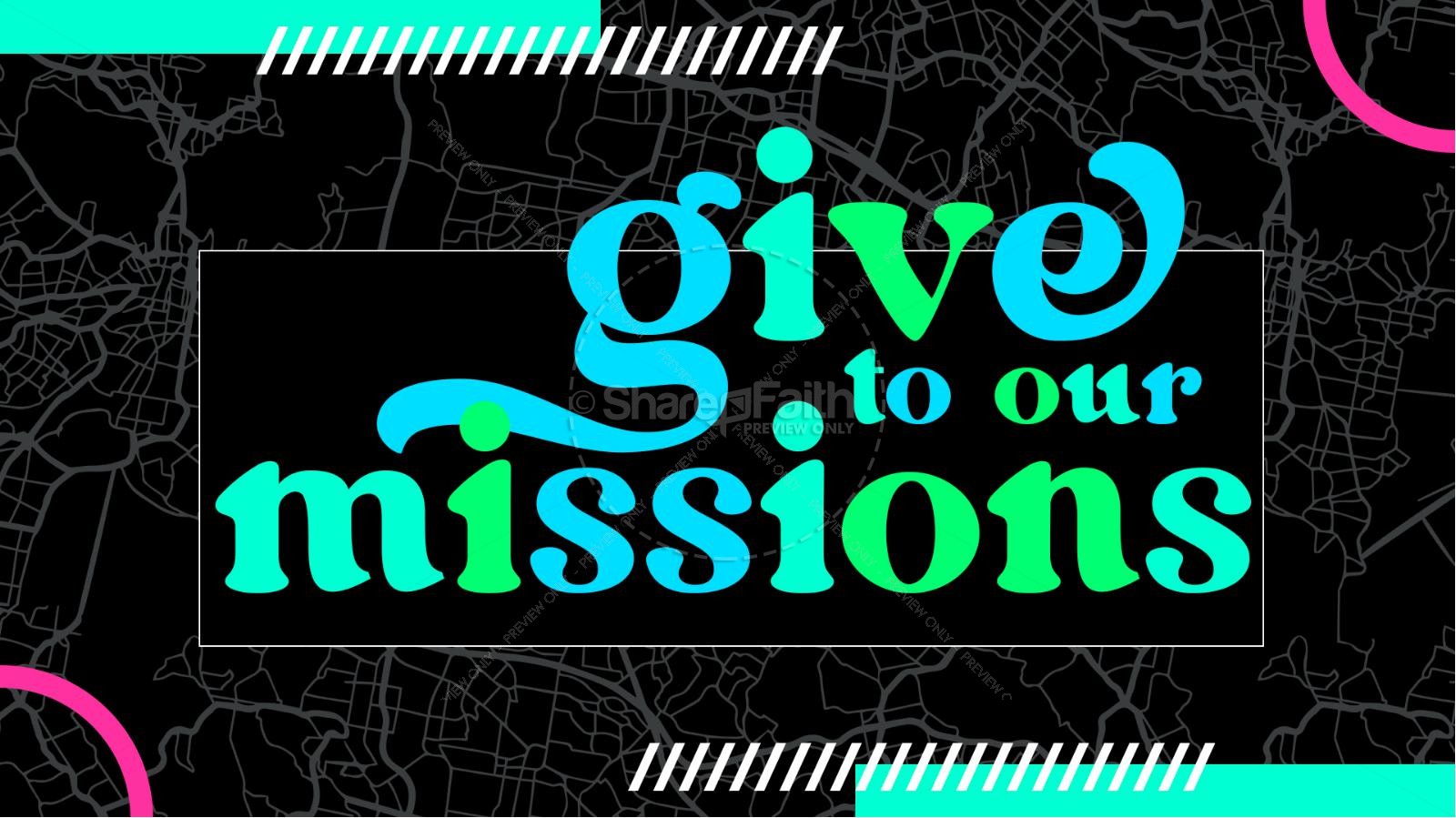 Missions Offering Church Title Graphics 2 Thumbnail 2