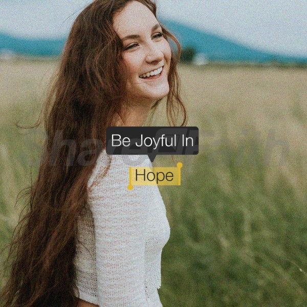 Be Joyful in Hope Social Media Graphics Thumbnail Showcase