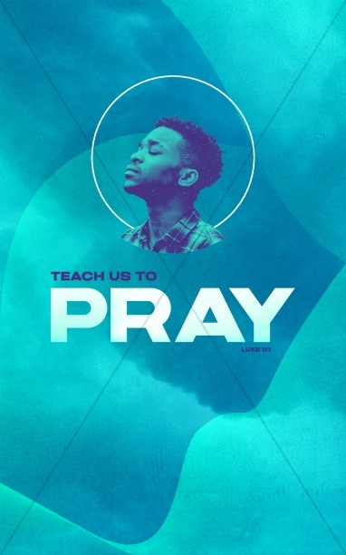 Teach Us To Pray Bifold Bulletin Cover Thumbnail Showcase
