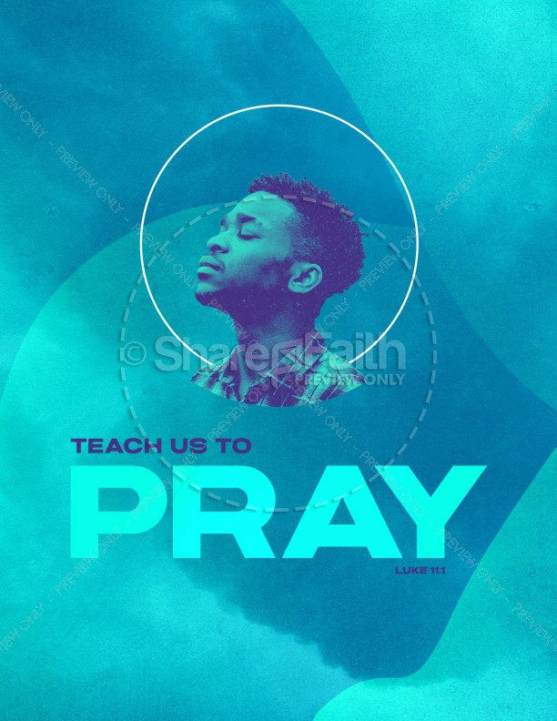 Teach Us To Pray Flyer Thumbnail Showcase