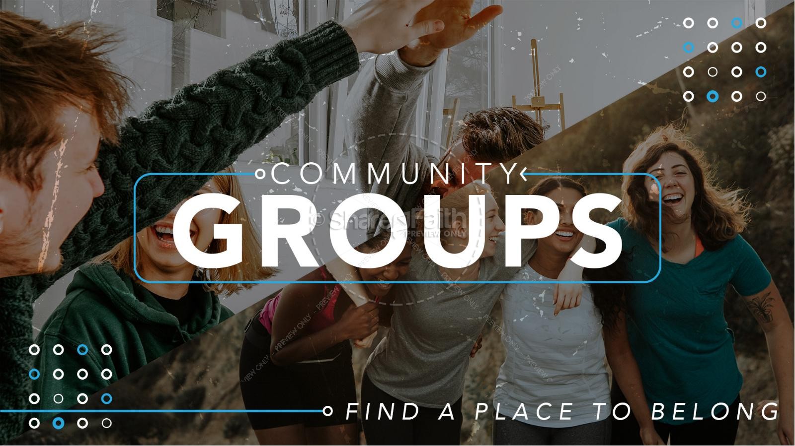 Community Groups Title Graphics Pack
