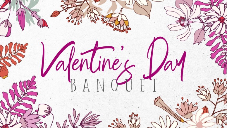 Valentine's Day Banquet Title Graphics
