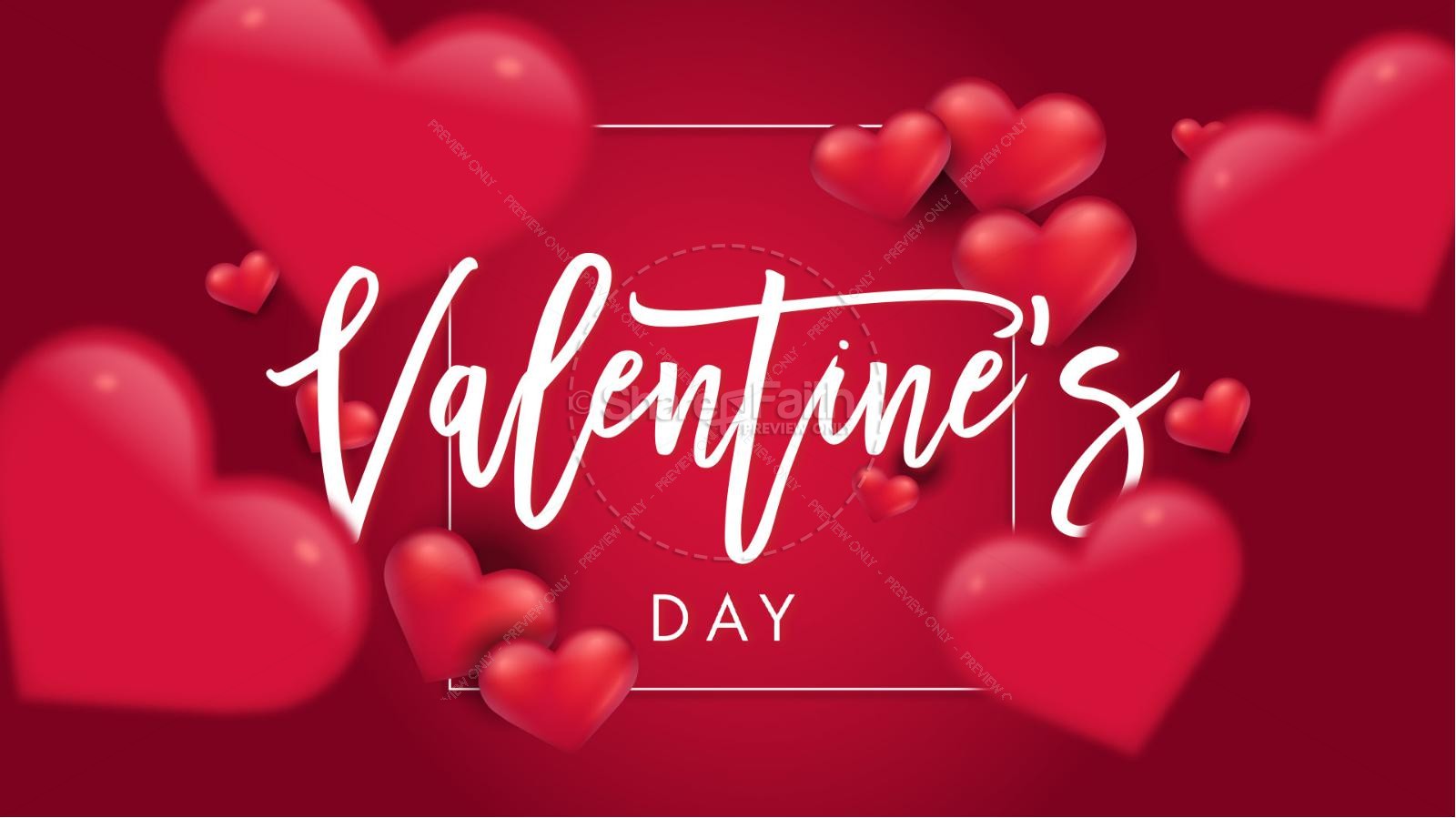 Happy Valentine's Day 2022 Church Title Graphics Thumbnail 1