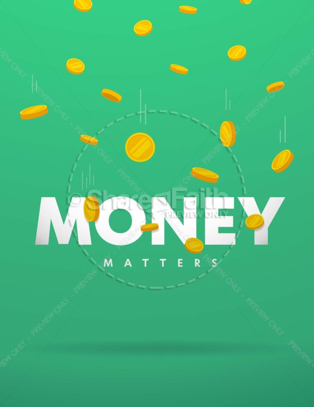 Money Matters Church Flyer Print Ready Thumbnail Showcase