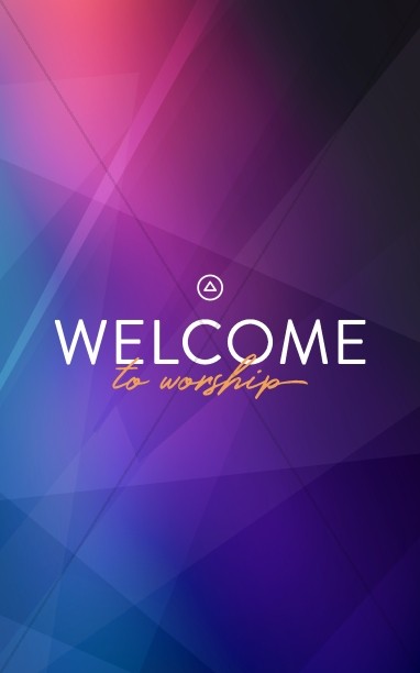 Welcome To Worship Bifold Bulletin Cover Abstract Church Announcements Thumbnail Showcase