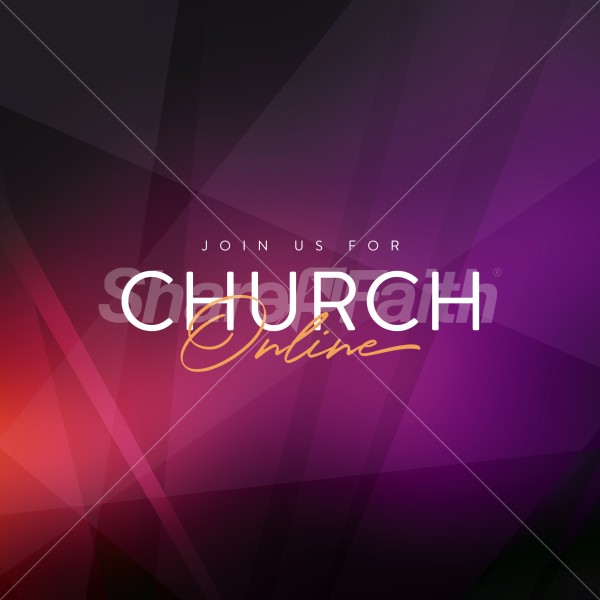 Church Online Abstract Pre Service Social Media Thumbnail Showcase