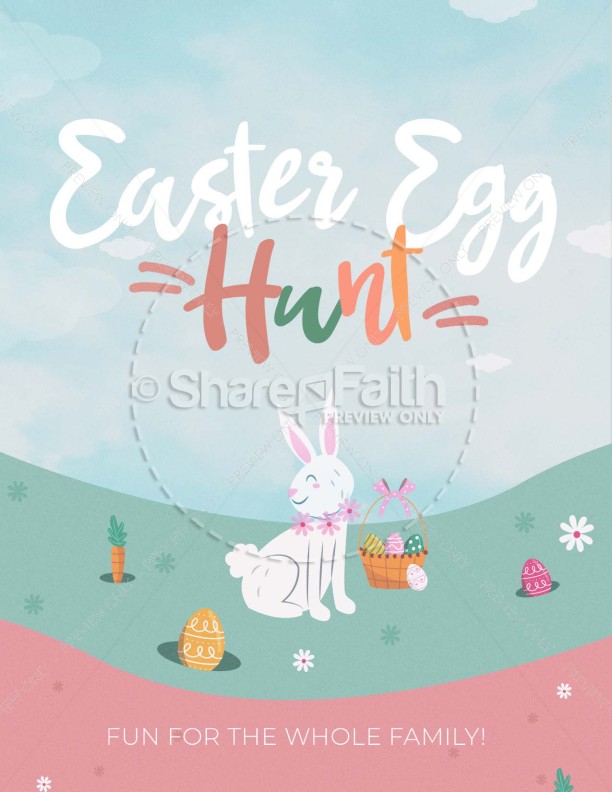 Church Flyer Easter Egg Hunt 2022 Thumbnail Showcase