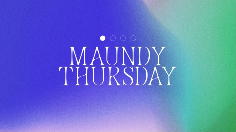 Maundy Thursday Holy Week Graphics