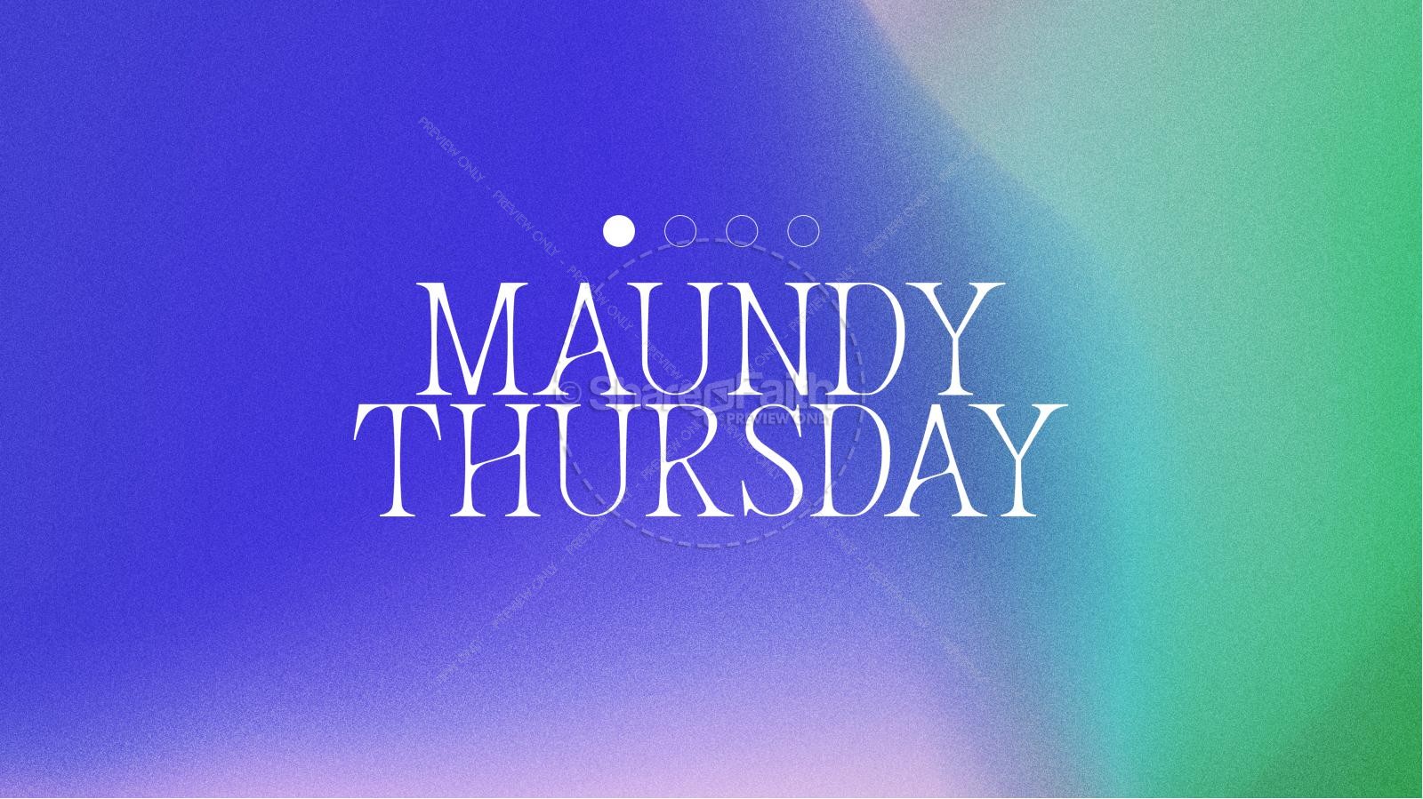 Maundy Thursday Holy Week Graphics Thumbnail 1