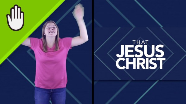 Jesus Christ Is Lord Kids Worship Video for Kids Hand Motions Split Screen