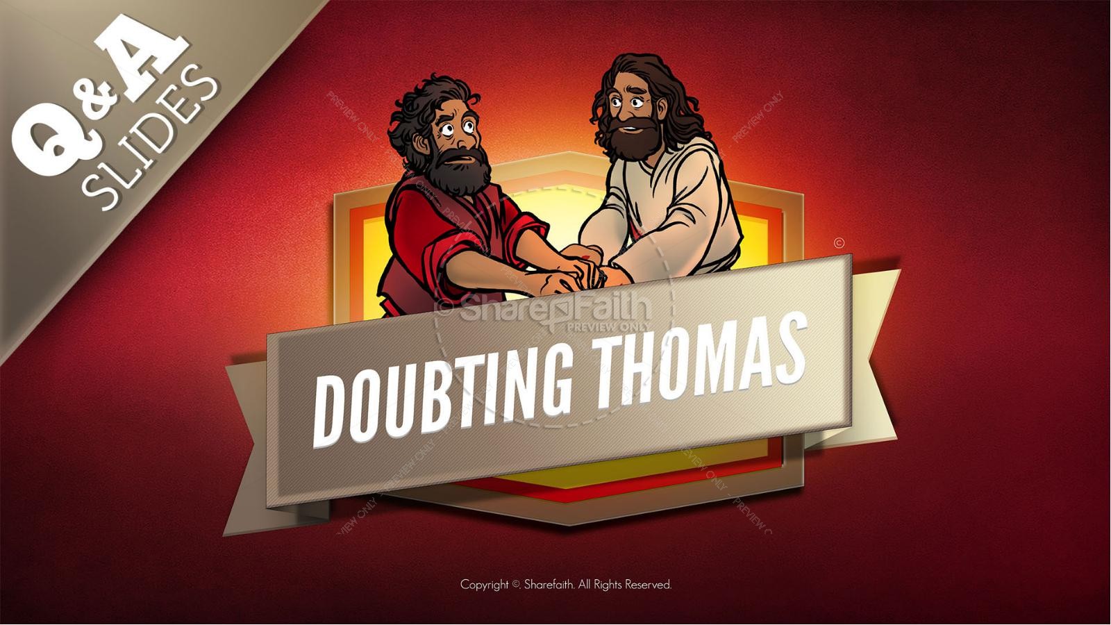 John 20 Doubting Thomas Kids Bible Story Thumbnail 9