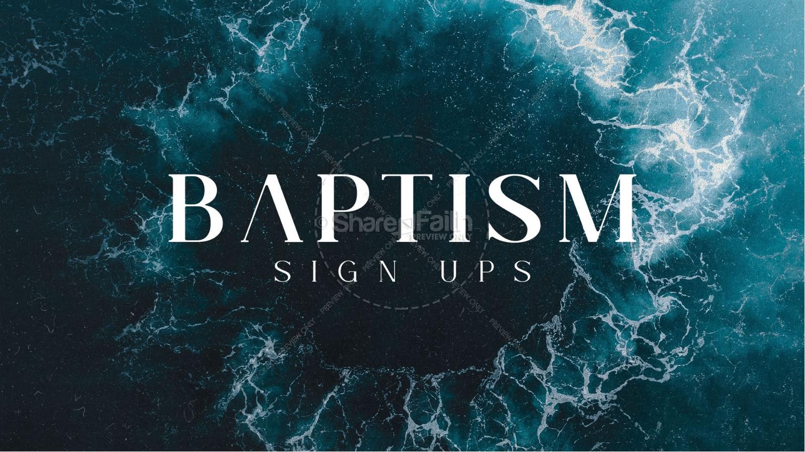 Baptism Sign Up Church Graphics 2022