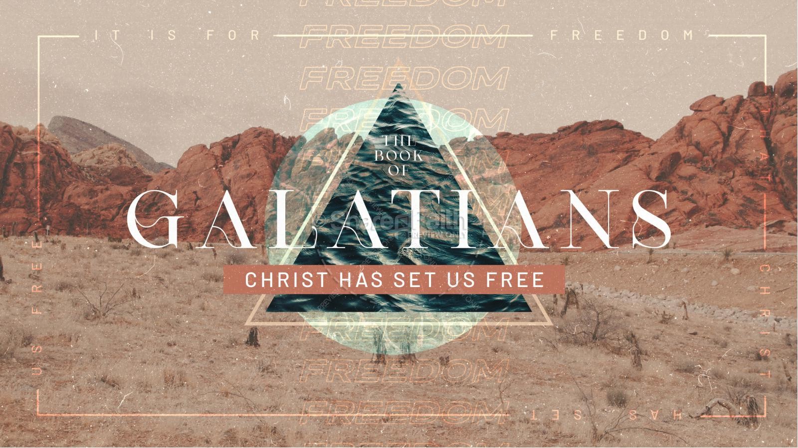 Galatians Christ Has Set Us Free Title Graphics Thumbnail 1