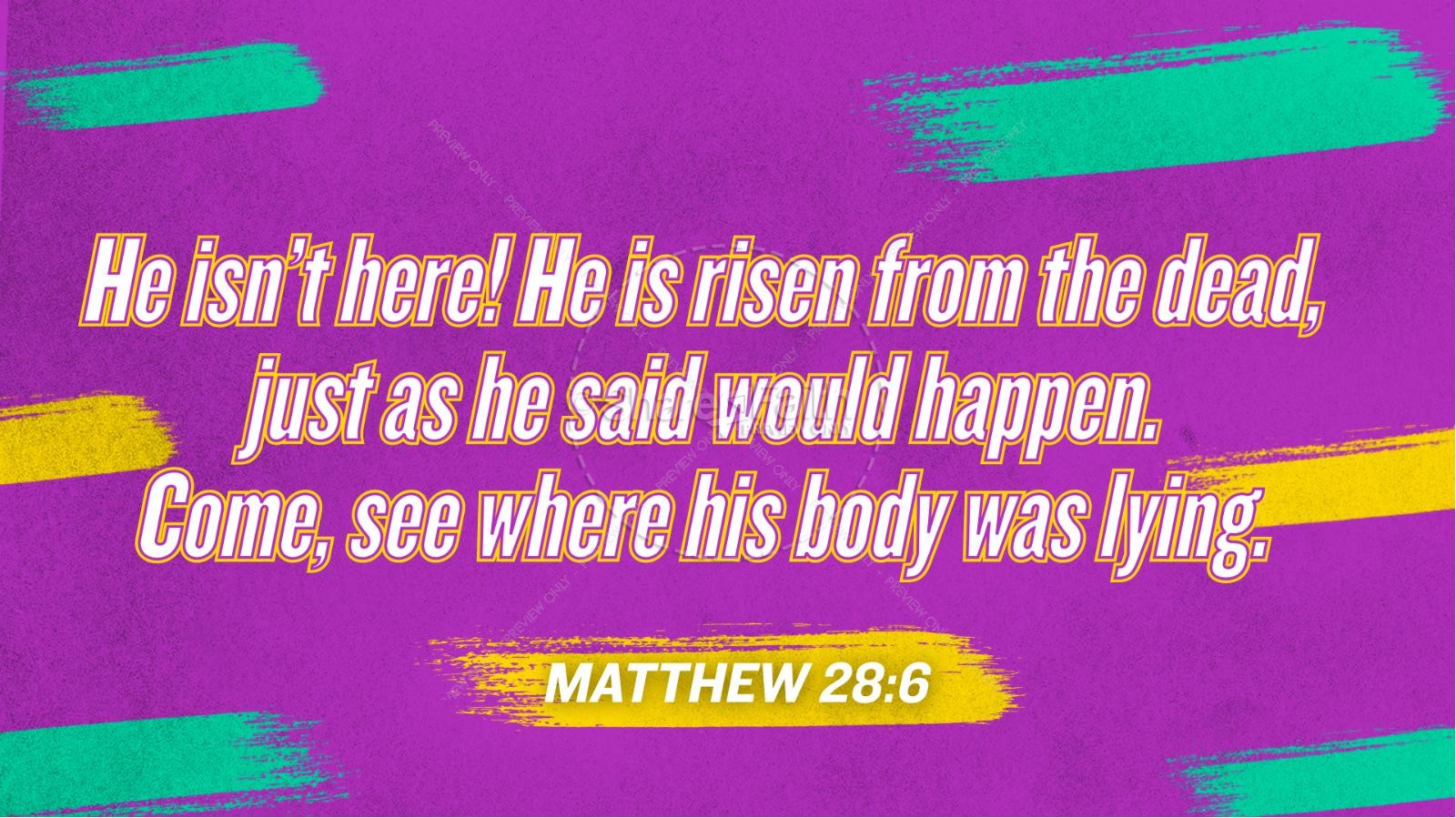 Kids Easter Service Title Graphics Thumbnail 6