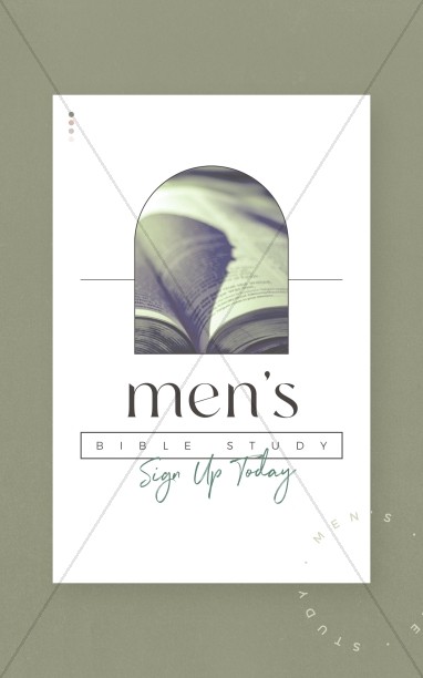 Men's Group Pre Service Spring Bulletin Cover Thumbnail Showcase