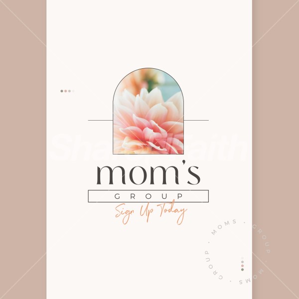 Mom's Group Spring Social Media Graphics Thumbnail Showcase