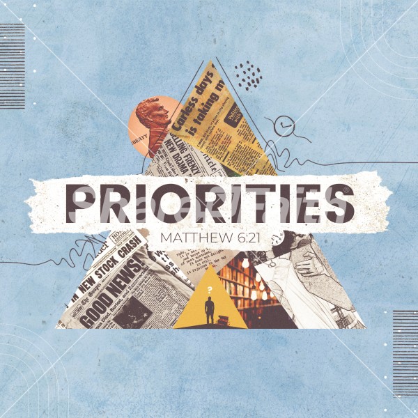 Priorities Social Media Graphic Thumbnail Showcase