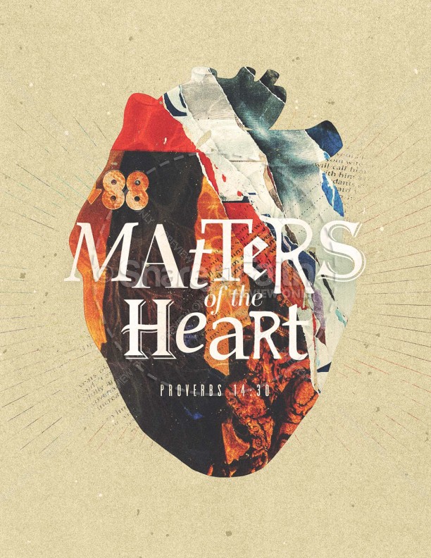 Matters of the Heart Church Flyer Thumbnail Showcase