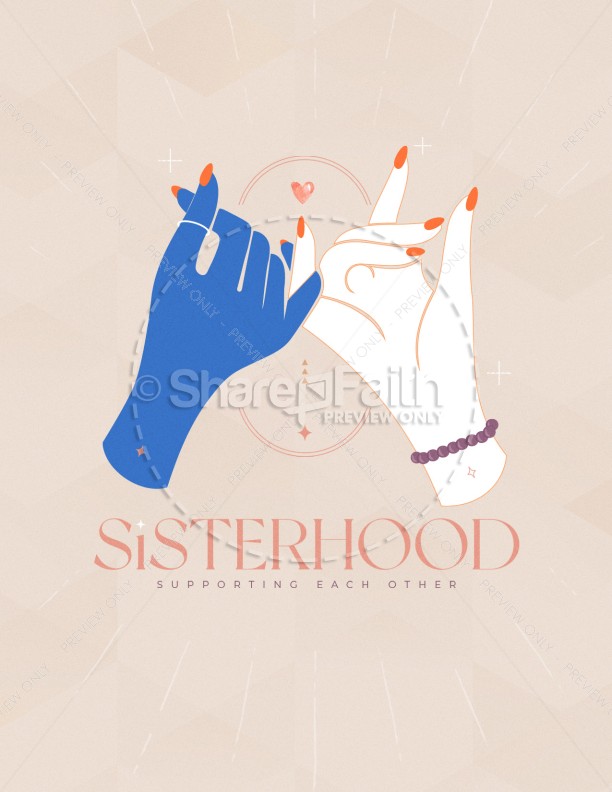 Sisterhood Women's Ministry Church Flyer Thumbnail Showcase