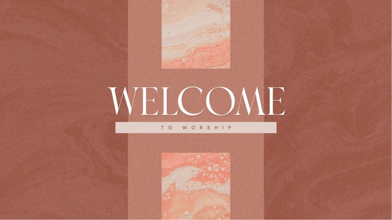 Welcome Communion Church Graphics Title