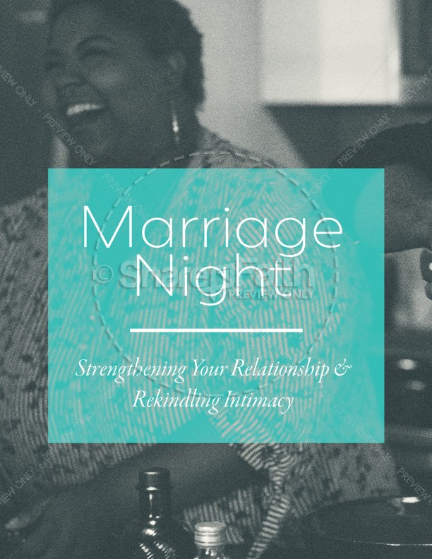 Marriage Night Church Flyer Thumbnail Showcase