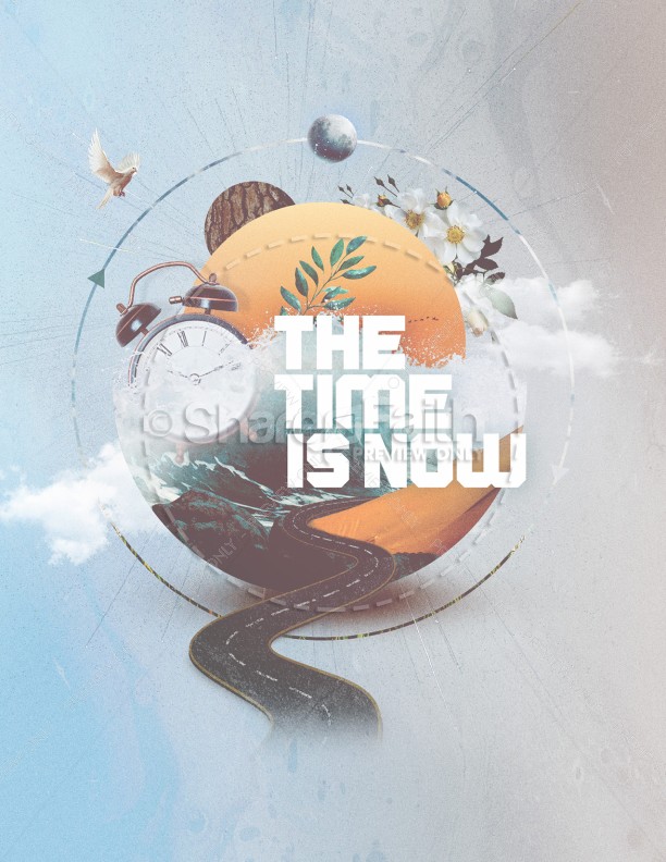 The Time is Now Church Flyer Thumbnail Showcase