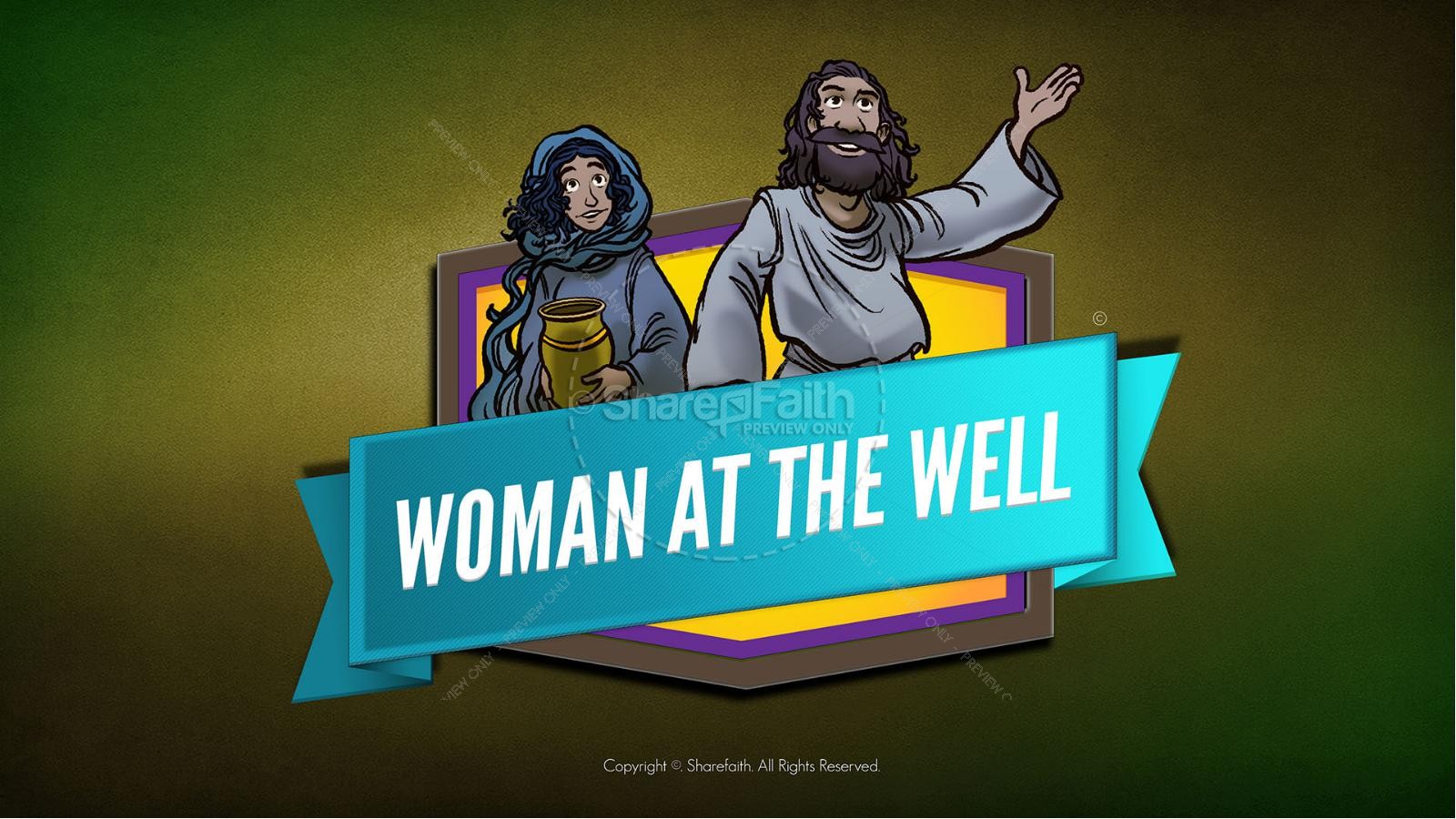 John 4 Woman at the Well Kids Bible Story Thumbnail 1