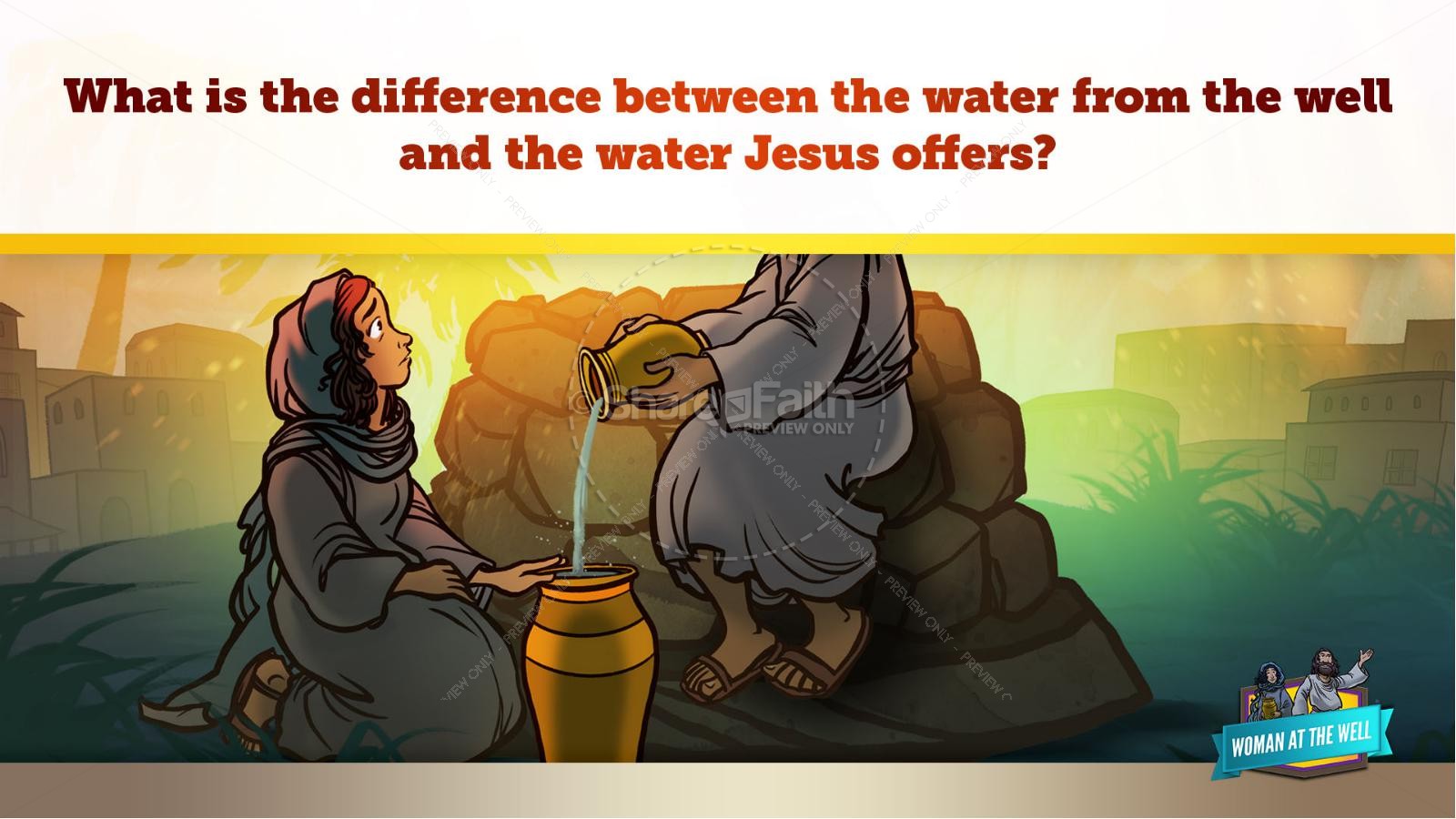 John 4 Woman at the Well Kids Bible Story Thumbnail 23