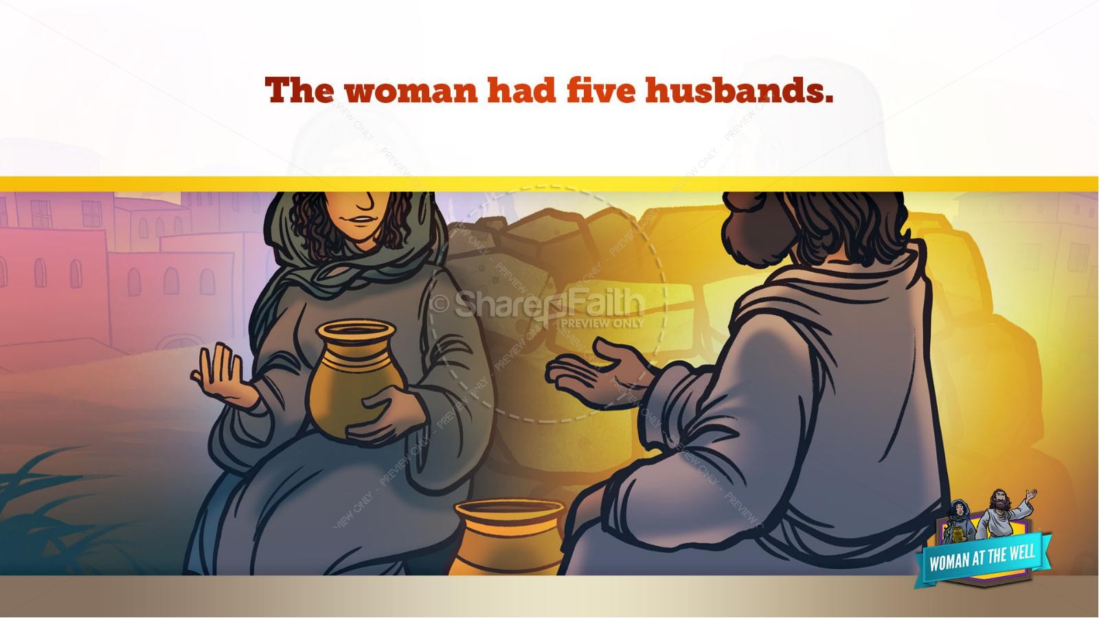 John 4 Woman at the Well Kids Bible Story Thumbnail 28