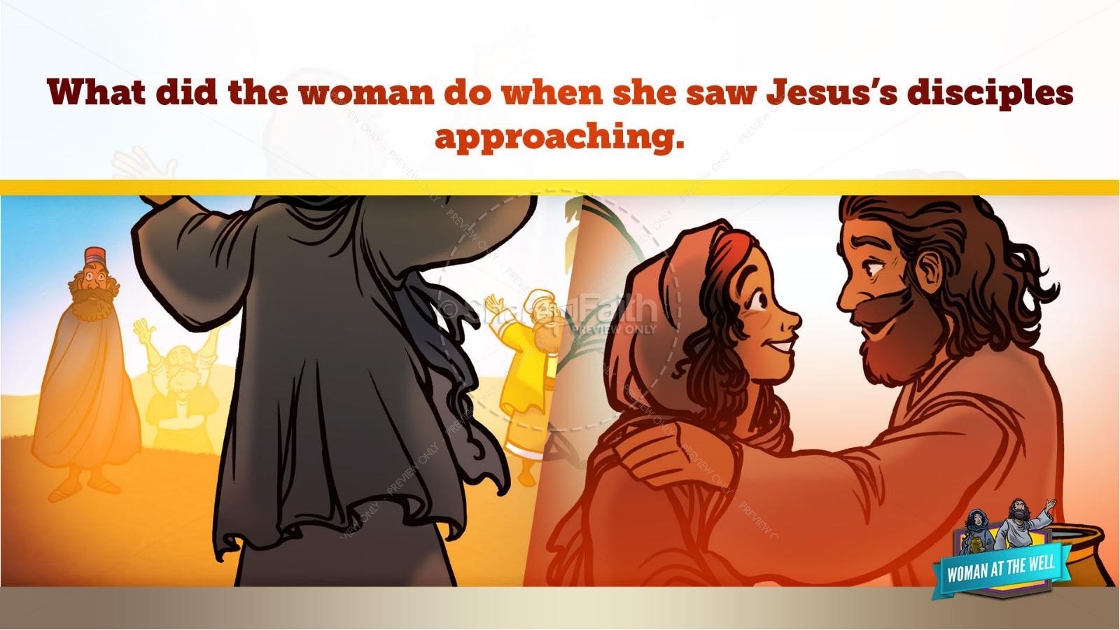 John 4 Woman at the Well Kids Bible Story Thumbnail 35