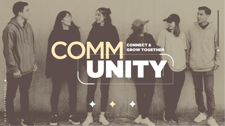 Community Connect And Grow Together Title Graphic v2