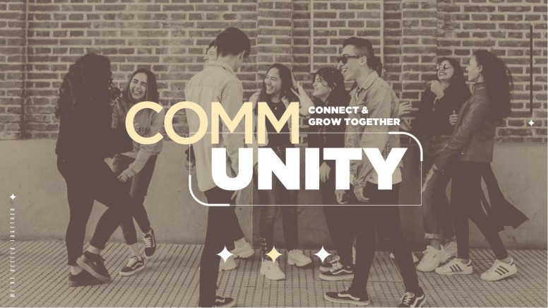 Community Connect And Grow Together Title Graphic v4