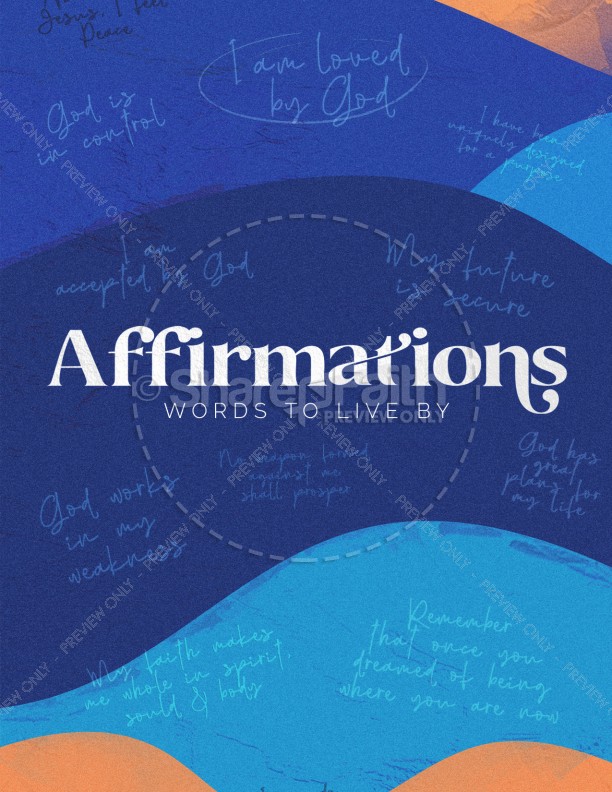 Affirmation Church Flyer Thumbnail Showcase