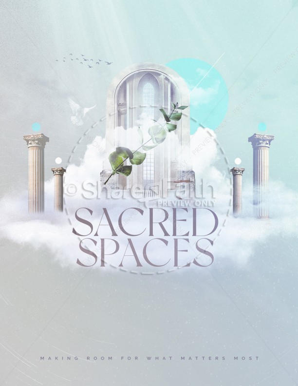 Sacred Spaces Church Flyer 2022 Thumbnail Showcase