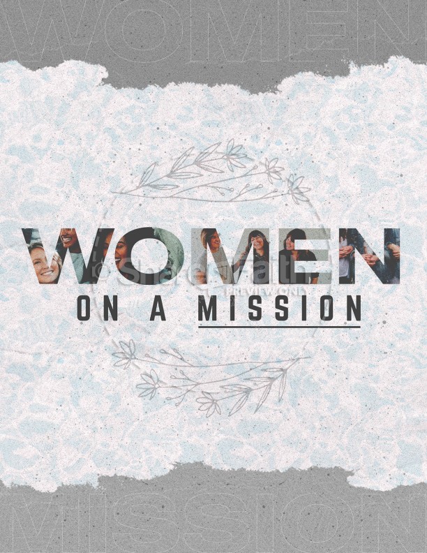 Women on a Mission Church Flyer 2022 Thumbnail Showcase