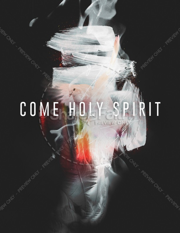 Come Holy Spirit Church Flyer Thumbnail Showcase
