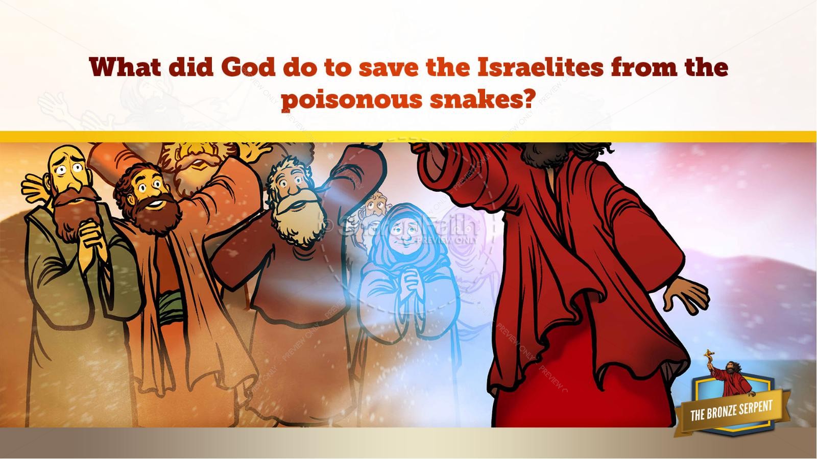 Numbers 21 The Bronze Serpent Kids Bible Story Thumbnail 35