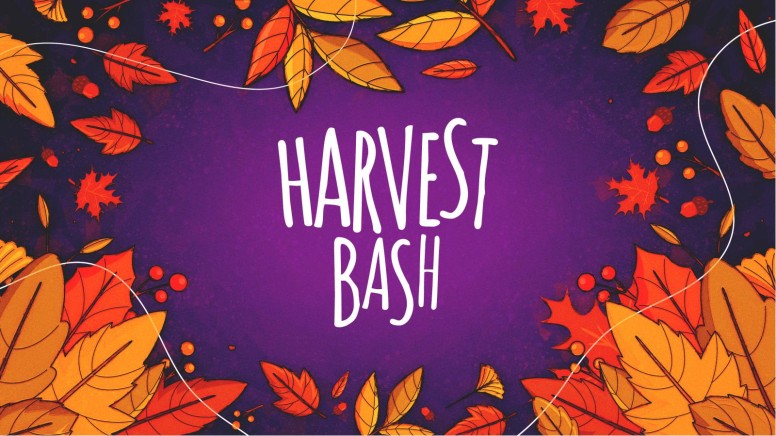 Harvest Bash Title Graphics 2022