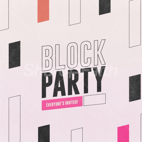 Block Party Social Media Graphics 2022 Thumbnail Showcase