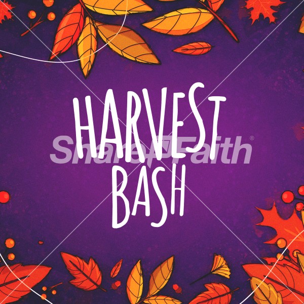 Harvest Bash Social Media Graphics 2022 Thumbnail Showcase