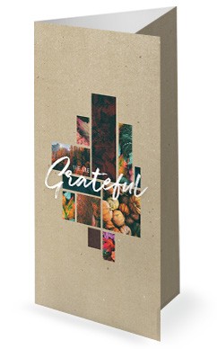 We Are Grateful Trifold Cover Thanksgiving